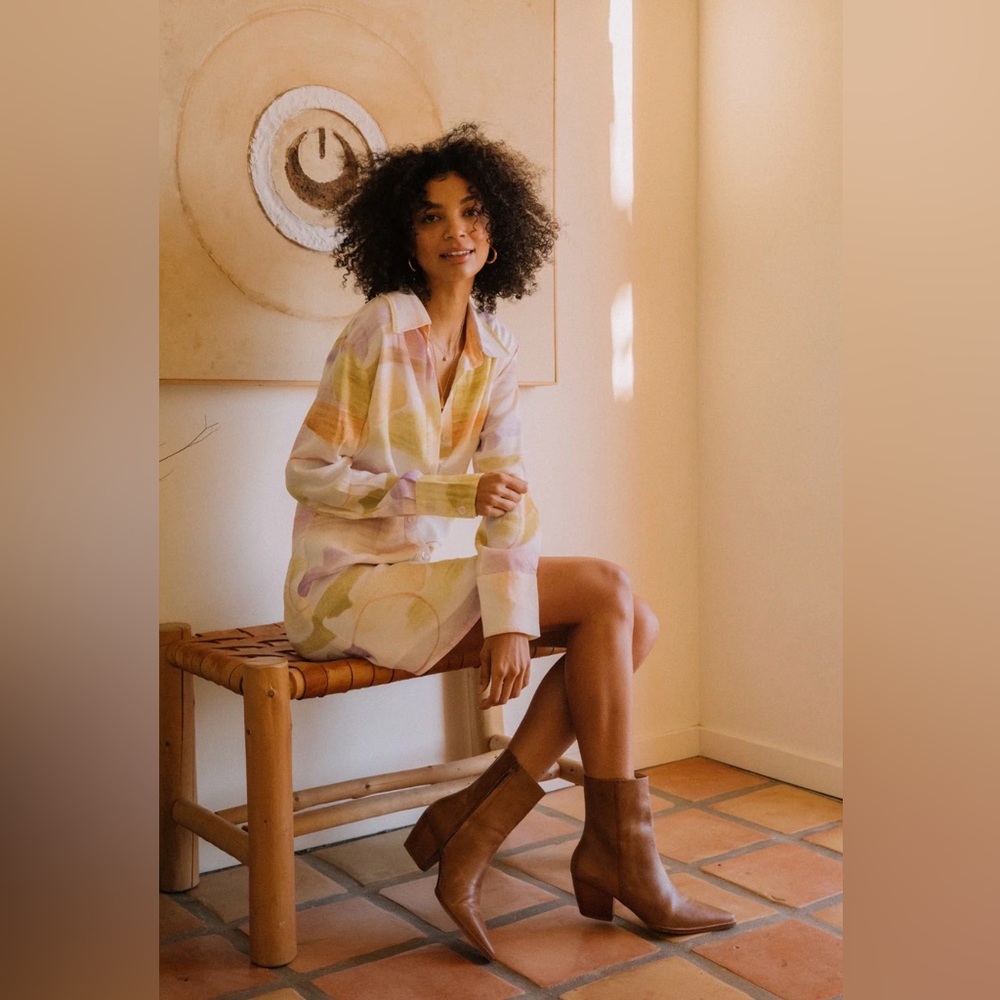 Matisse Cary Bootie in Cognac